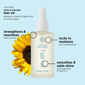 Olive & Avocado Hair Oil 2 fl. oz.